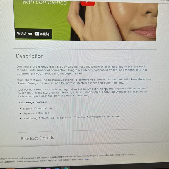 ESPA Restorative Bath & Body Oil NIB - Picture 7 of 9